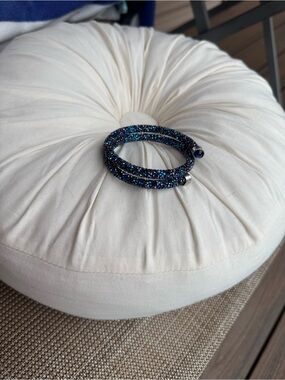 Swarovski Dark Blue Crystal Wrap Bracelet